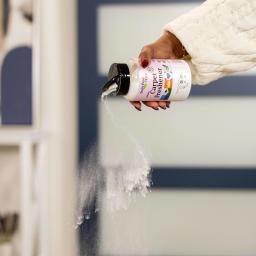 Truly Free Home Carpet Freshener: freshen carpets, rugs, mattresses, couches, chairs, and pet beds.