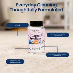 Truly Free Home Carpet Freshener: Tough on odors, neutralizes and eliminates odors, plant-derived.