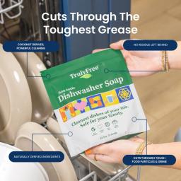 Truly Free Home Dishwasher Soap: Cuts through the toughest grease.