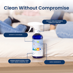 Truly Free Home Space Freshener: Plant-derived, ingredients. Thoughtfully formulated  aromatic deodorizer.