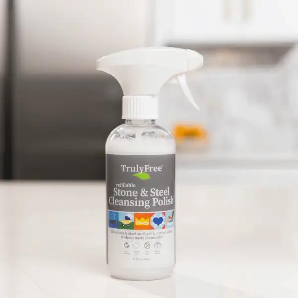 Stone & Steel Cleansing Polish Bottle