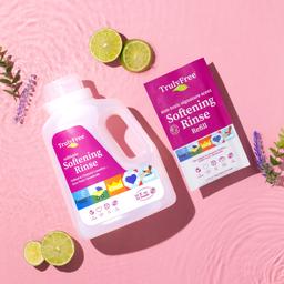 Truly Free Home Softening Rinse - Signature Scent jug and refill.