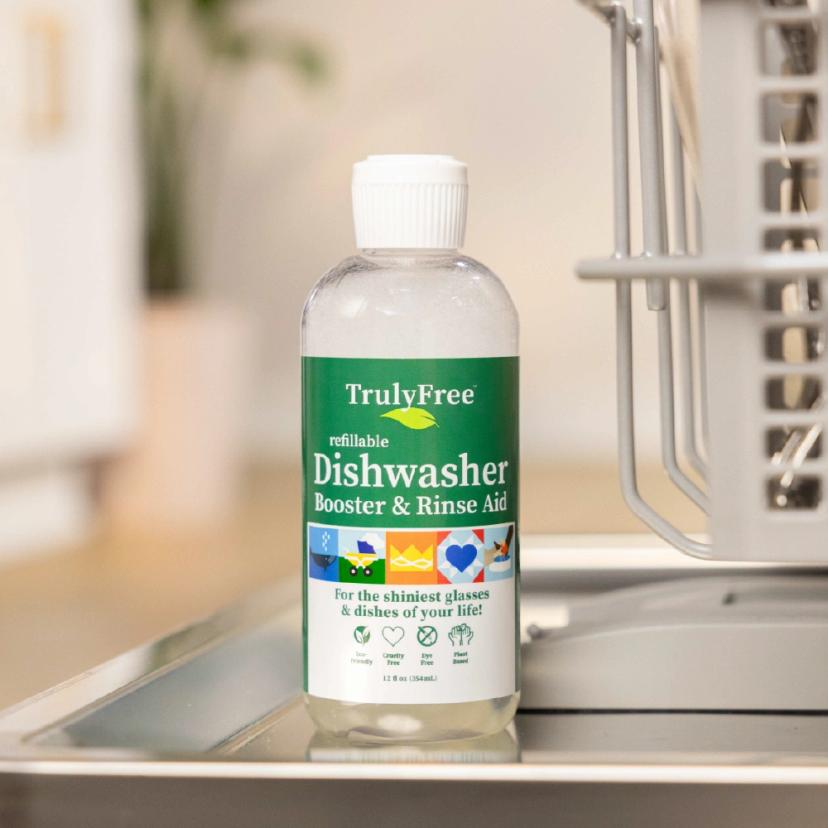 Dishwasher Booster & Rinse Aid Bottle Dishwasher Booster & Rinse Aid Bottle